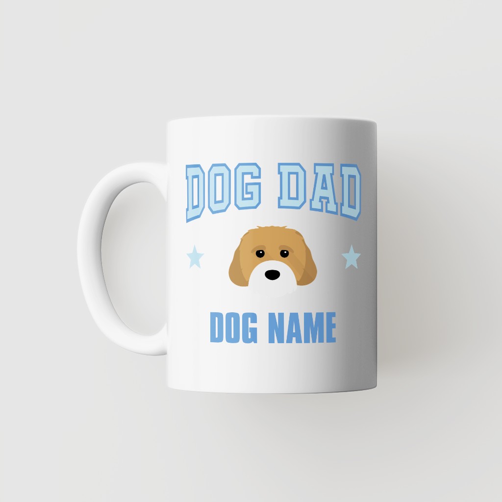 Dog Dad: Personalized {breedFullName} Mug