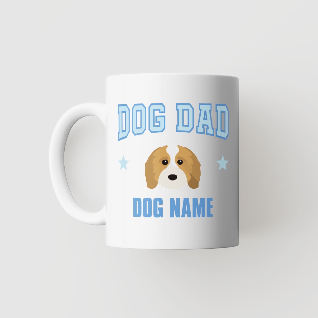Dog Dad: Personalized {breedFullName} Mug