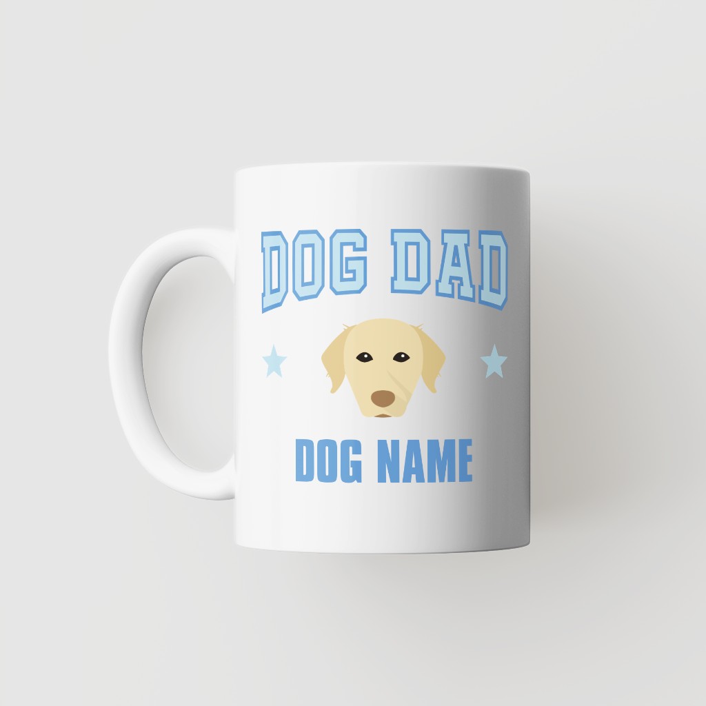 Dog Dad: Personalized {breedFullName} Mug
