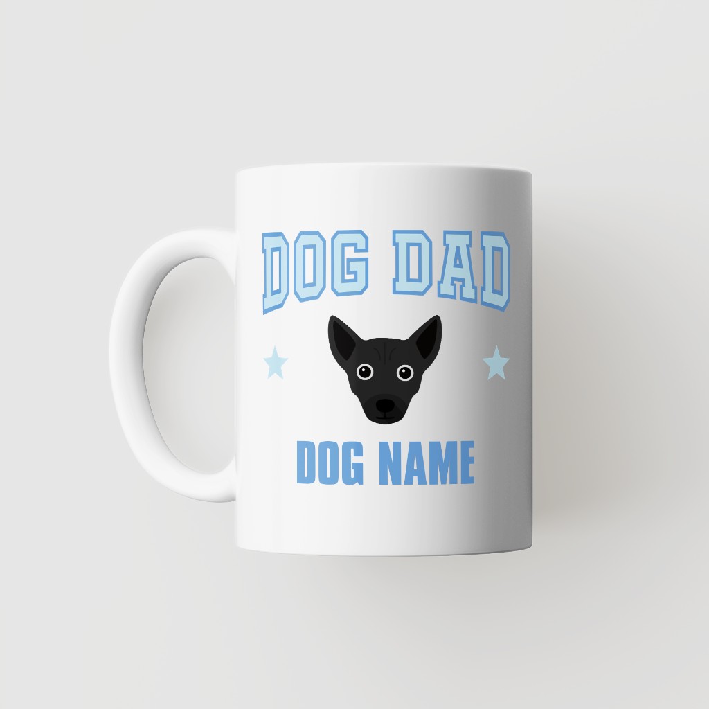 Dog Dad: Personalized {breedFullName} Mug
