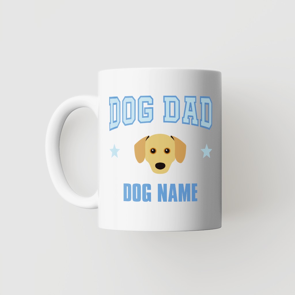 Dog Dad: Personalized {breedFullName} Mug