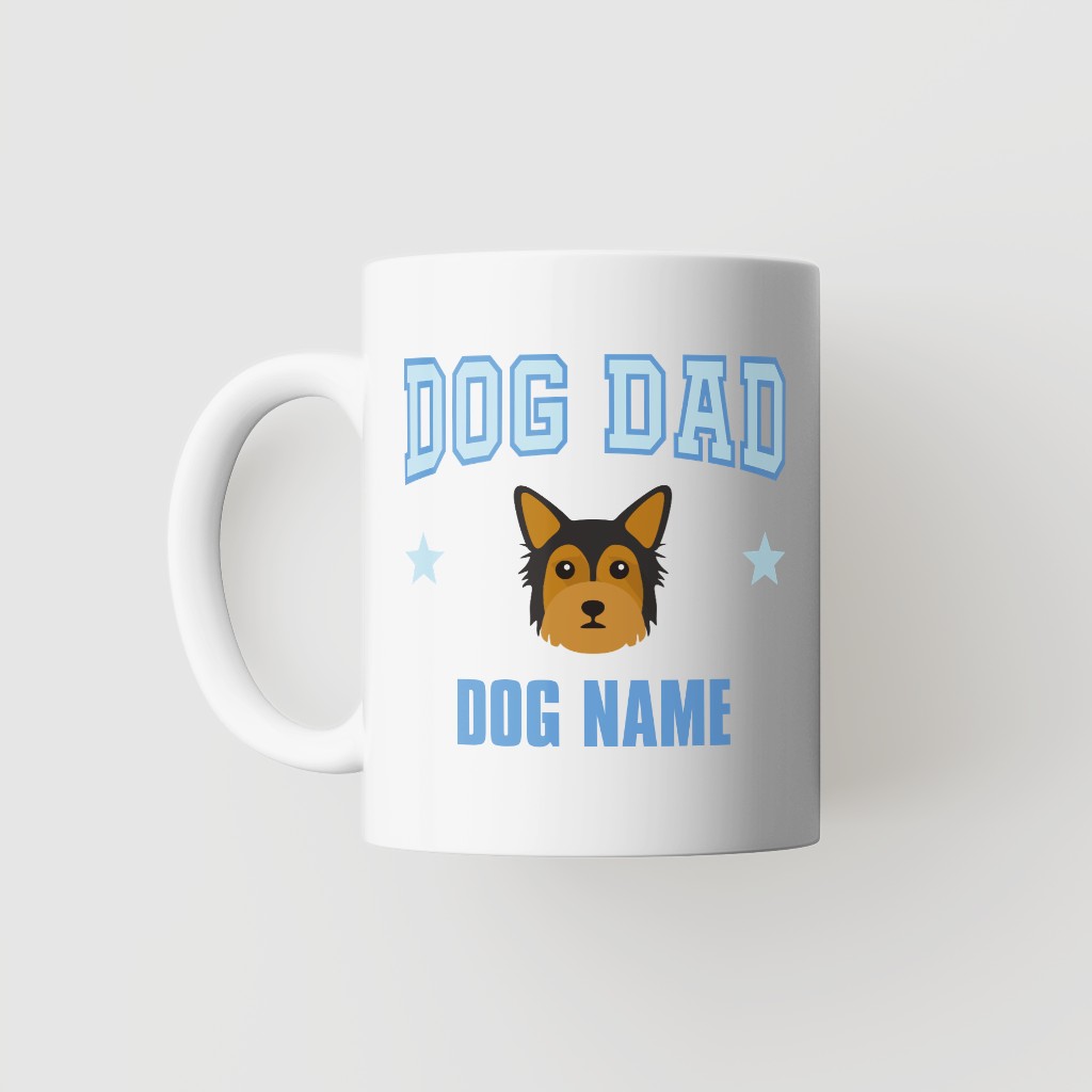Dog Dad: Personalized {breedFullName} Mug