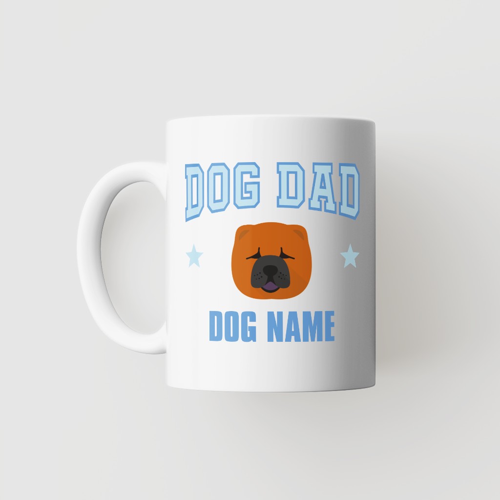 Dog Dad: Personalized {breedFullName} Mug