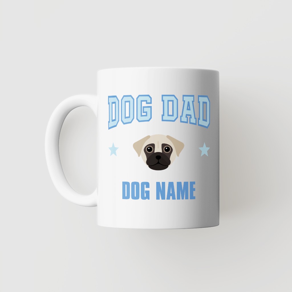 Dog Dad: Personalized {breedFullName} Mug