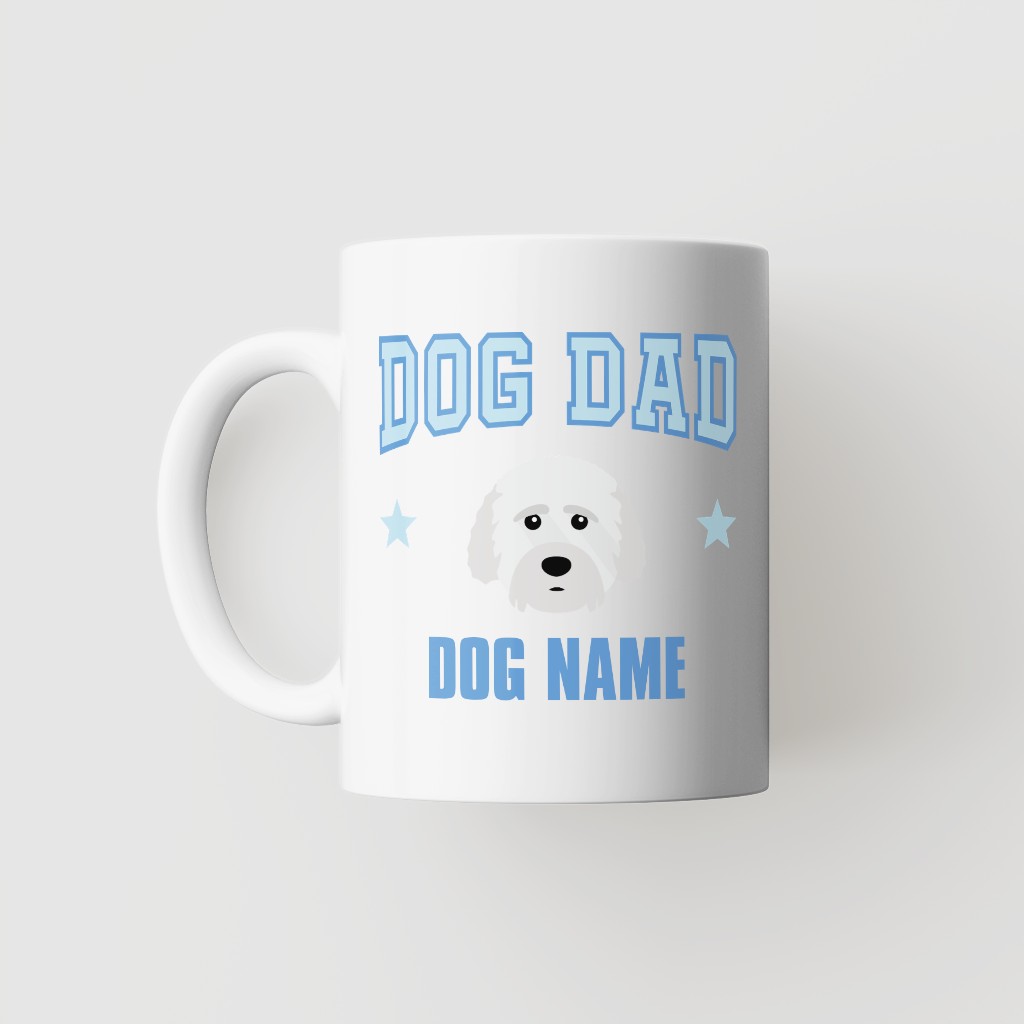 Dog Dad: Personalized {breedFullName} Mug