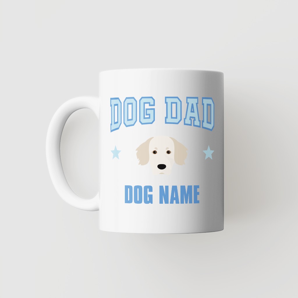 Dog Dad: Personalized {breedFullName} Mug