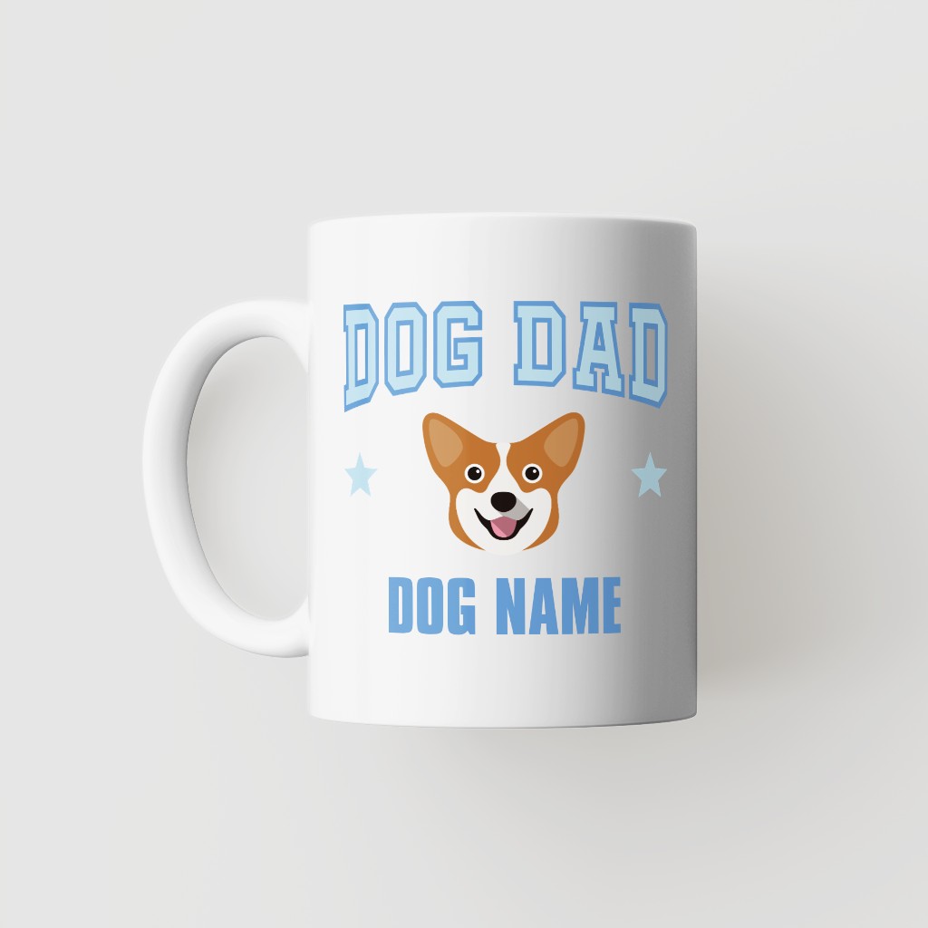 Dog Dad: Personalized {breedFullName} Mug