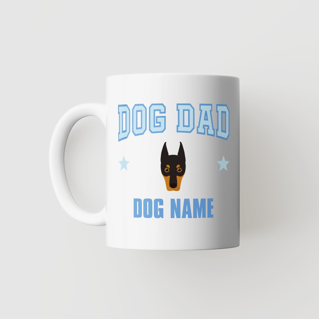 Dog Dad: Personalized {breedFullName} Mug