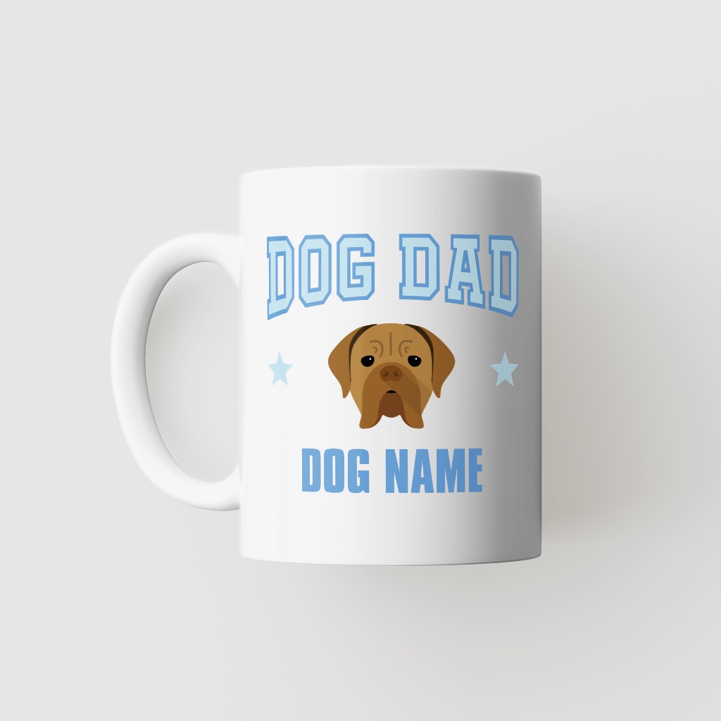 Dog Dad: Personalized {breedFullName} Mug