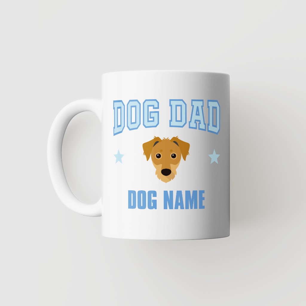 Dog Dad: Personalized {breedFullName} Mug