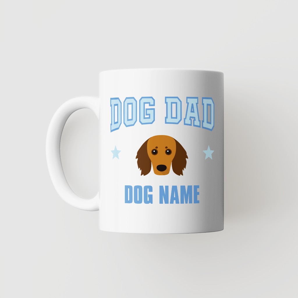 Dog Dad: Personalized {breedFullName} Mug