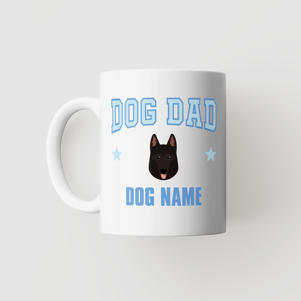 Dog Dad: Personalized {breedFullName} Mug
