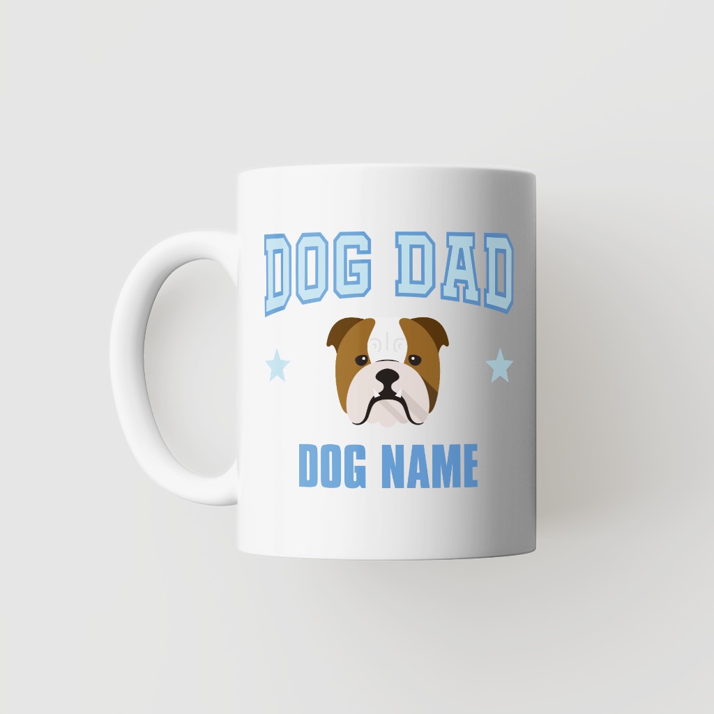 Dog Dad: Personalized {breedFullName} Mug