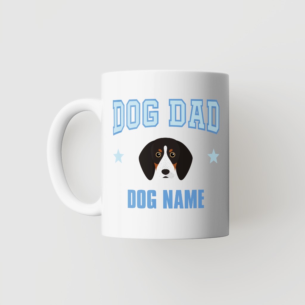 Dog Dad: Personalized {breedFullName} Mug