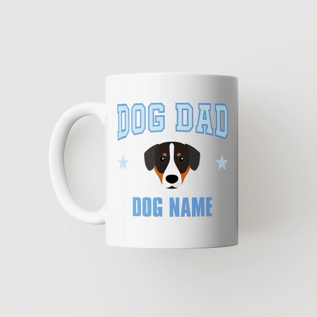 Dog Dad: Personalized {breedFullName} Mug