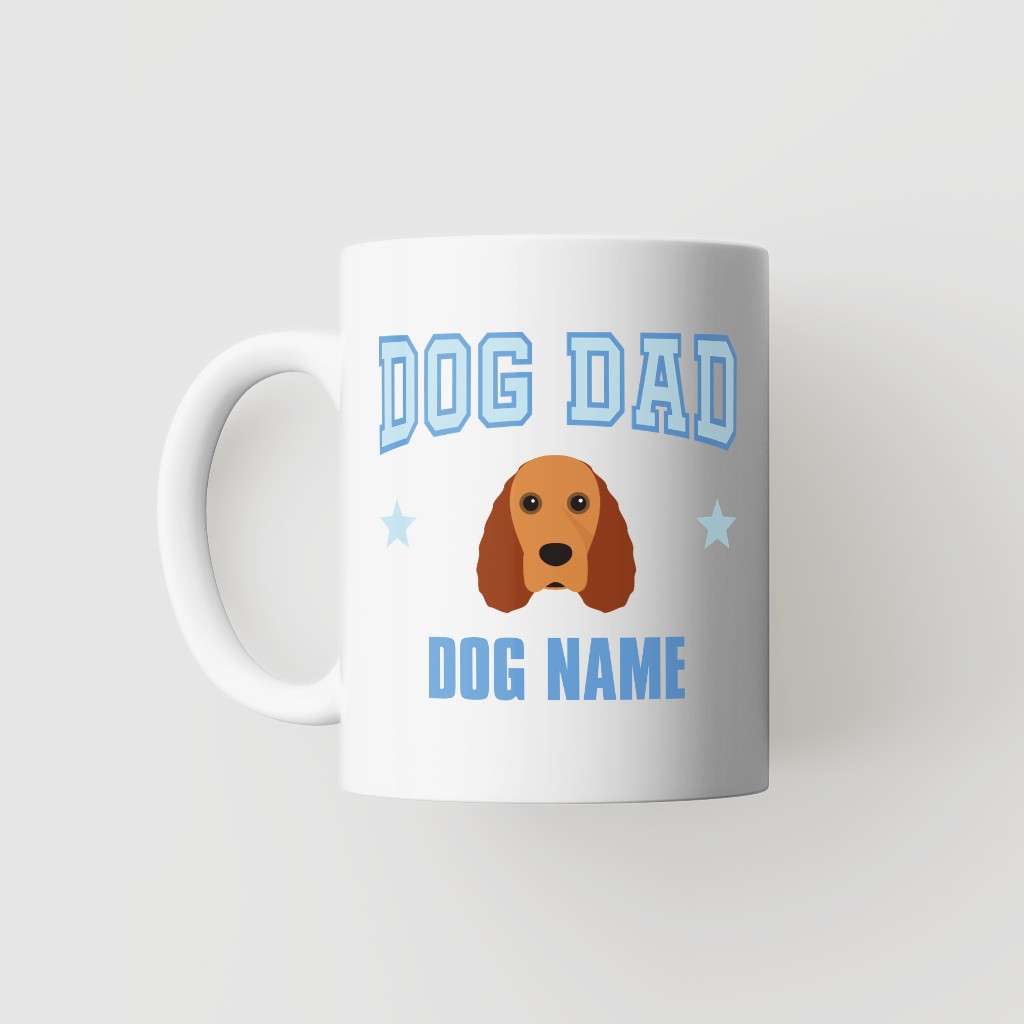 Dog Dad: Personalized {breedFullName} Mug