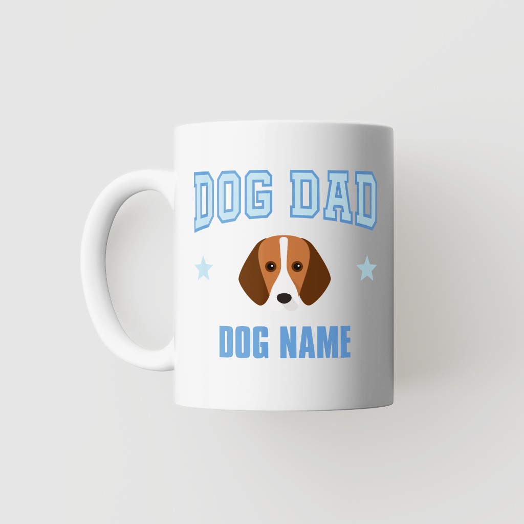 Dog Dad: Personalized {breedFullName} Mug