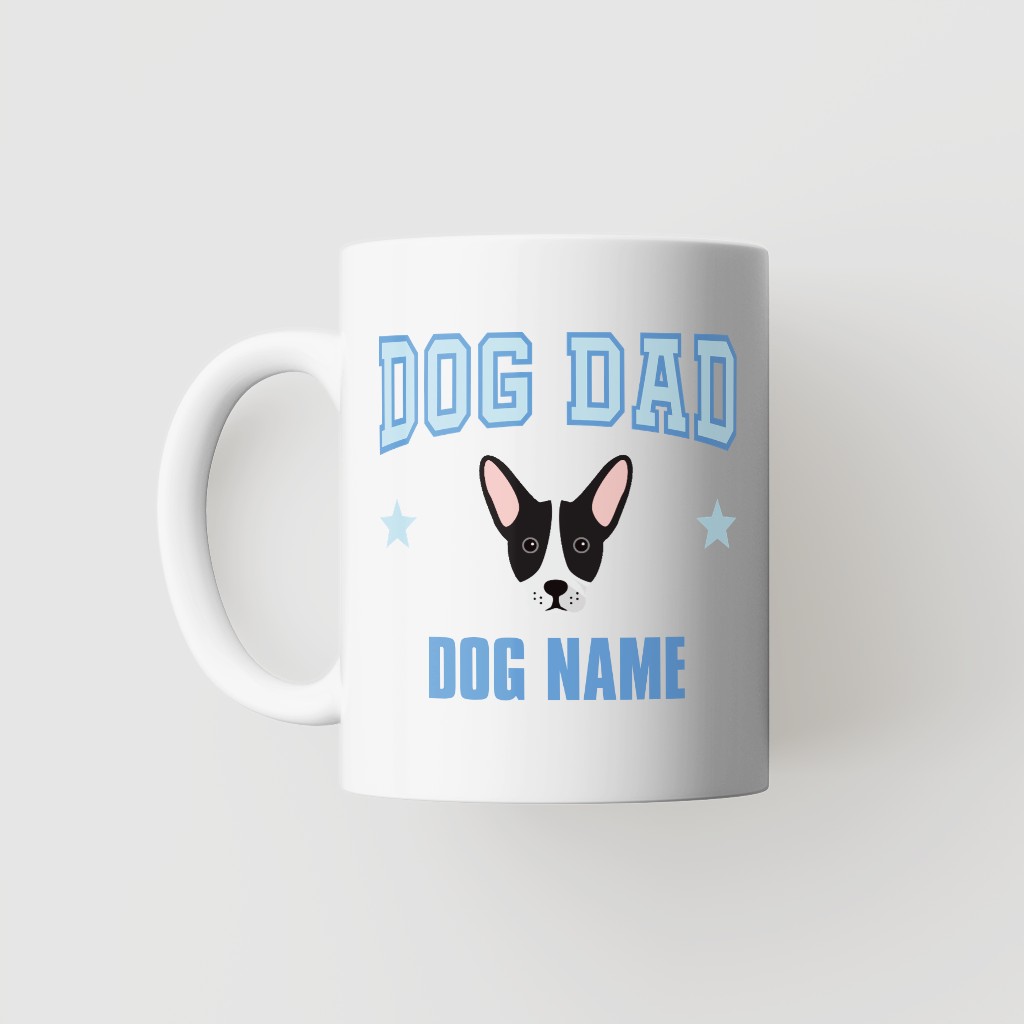 Dog Dad: Personalized {breedFullName} Mug