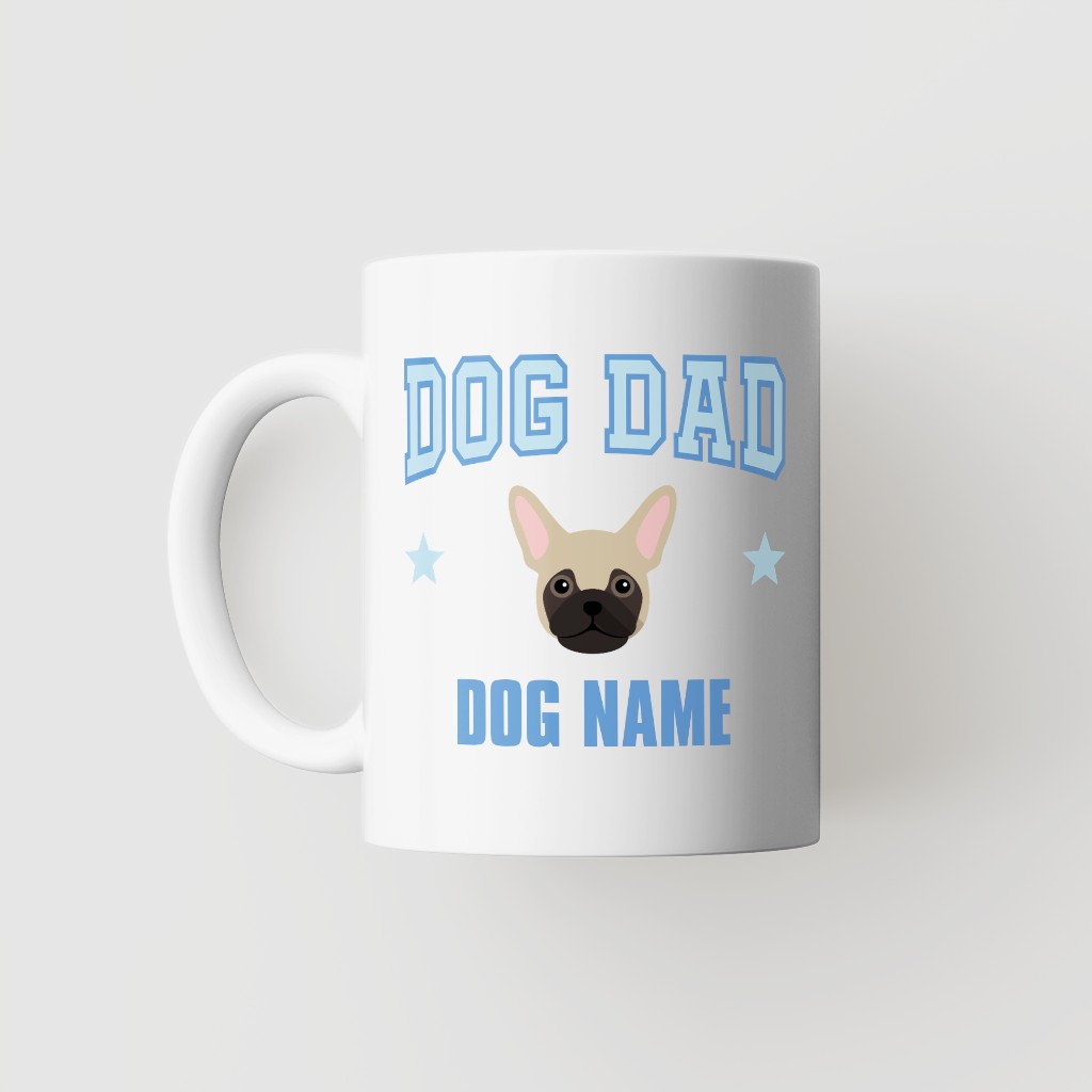Dog Dad: Personalized {breedFullName} Mug