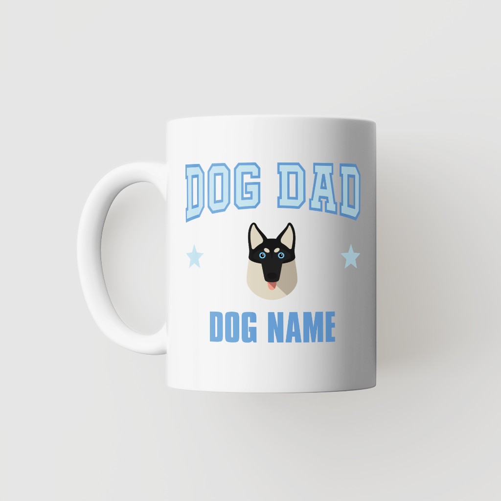 Dog Dad: Personalized {breedFullName} Mug