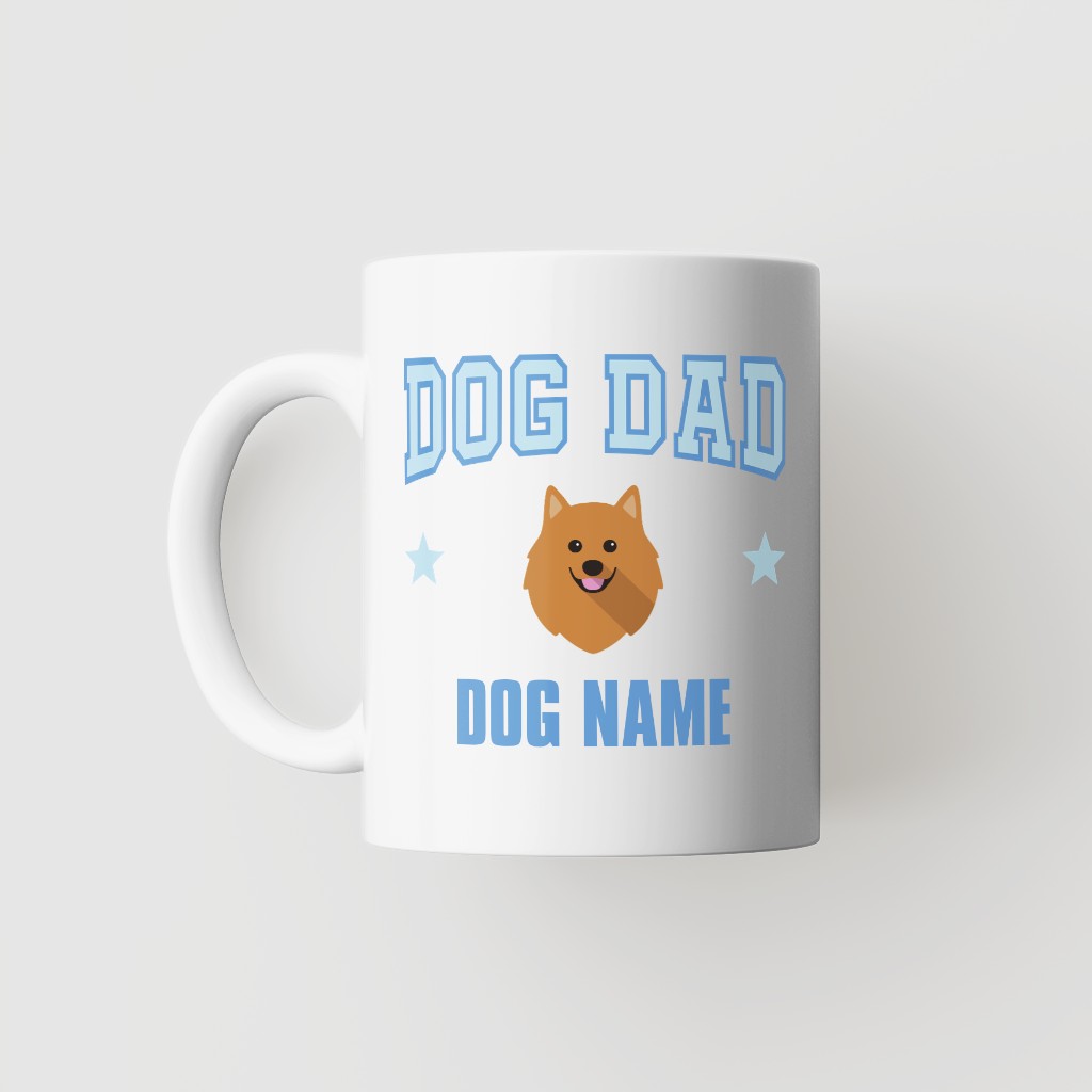 Dog Dad: Personalized {breedFullName} Mug