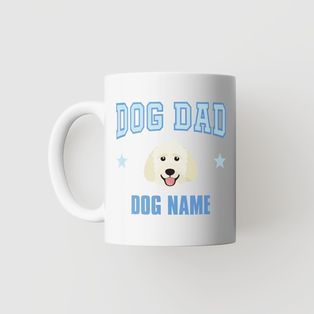 Dog Dad: Personalized {breedFullName} Mug