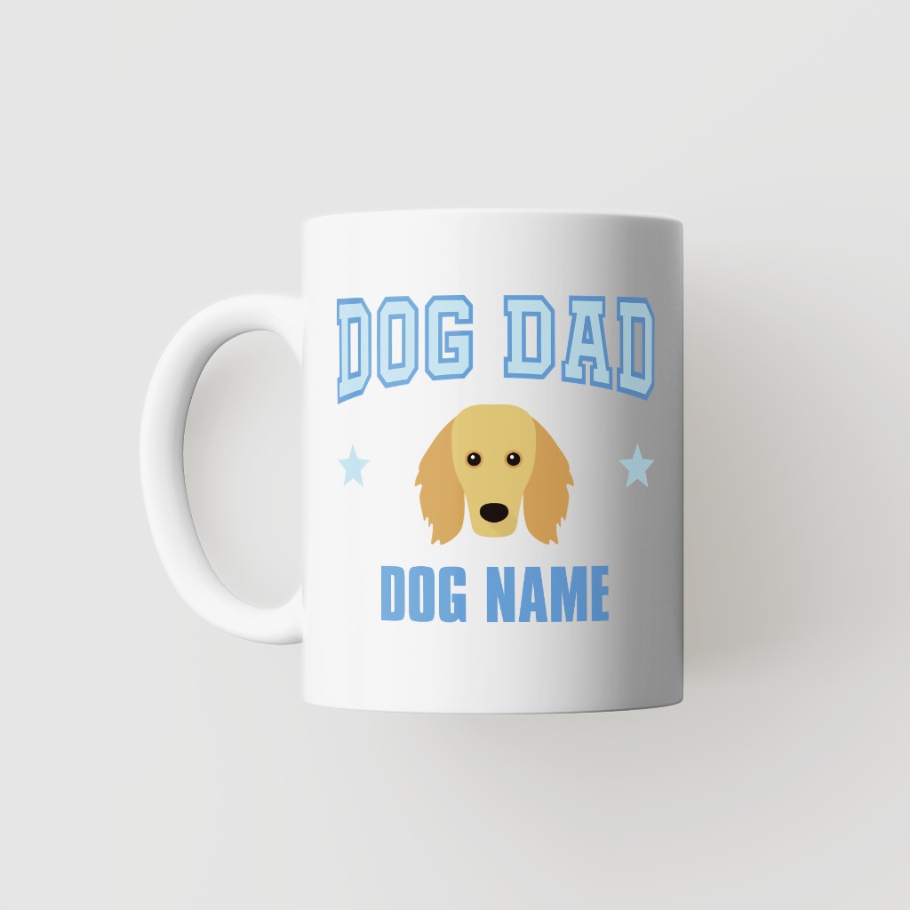 Dog Dad: Personalized {breedFullName} Mug