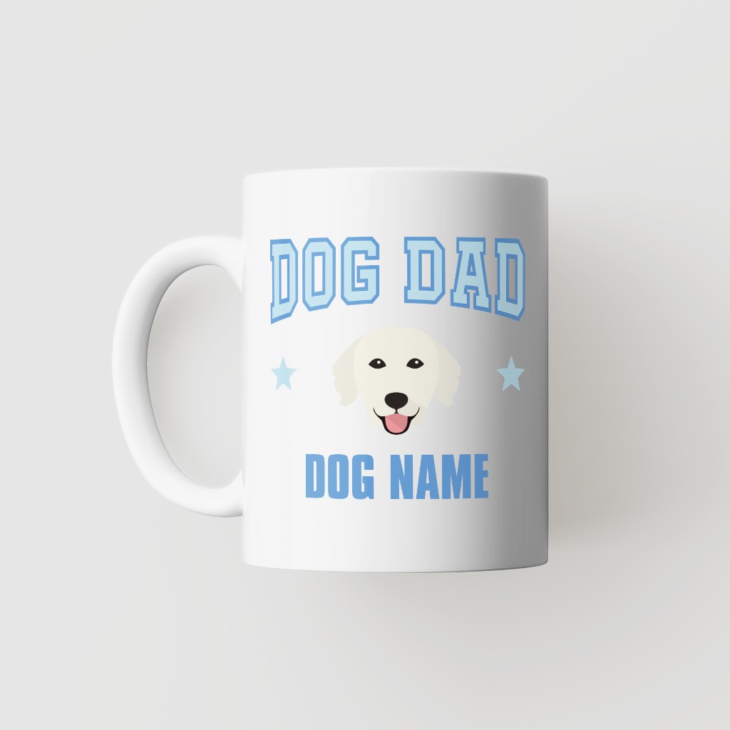 Dog Dad: Personalized {breedFullName} Mug