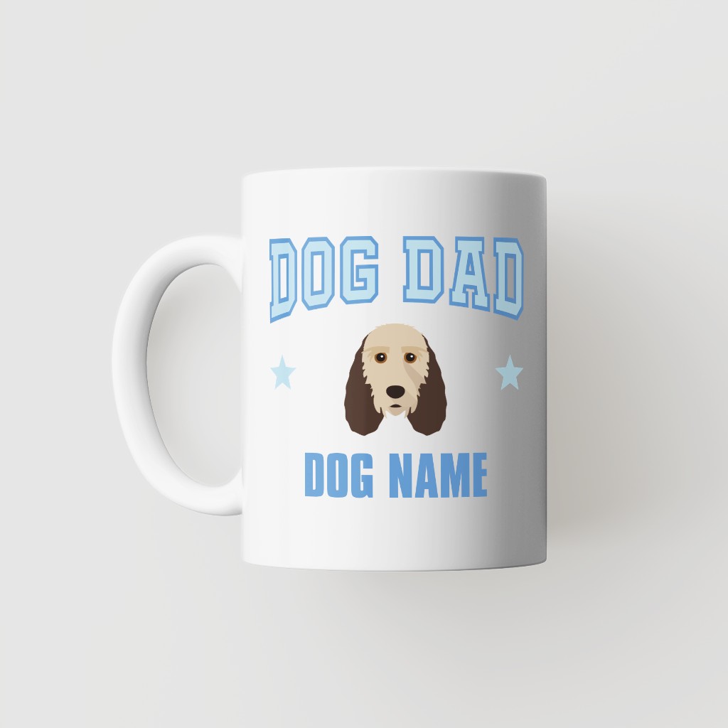 Dog Dad: Personalized {breedFullName} Mug