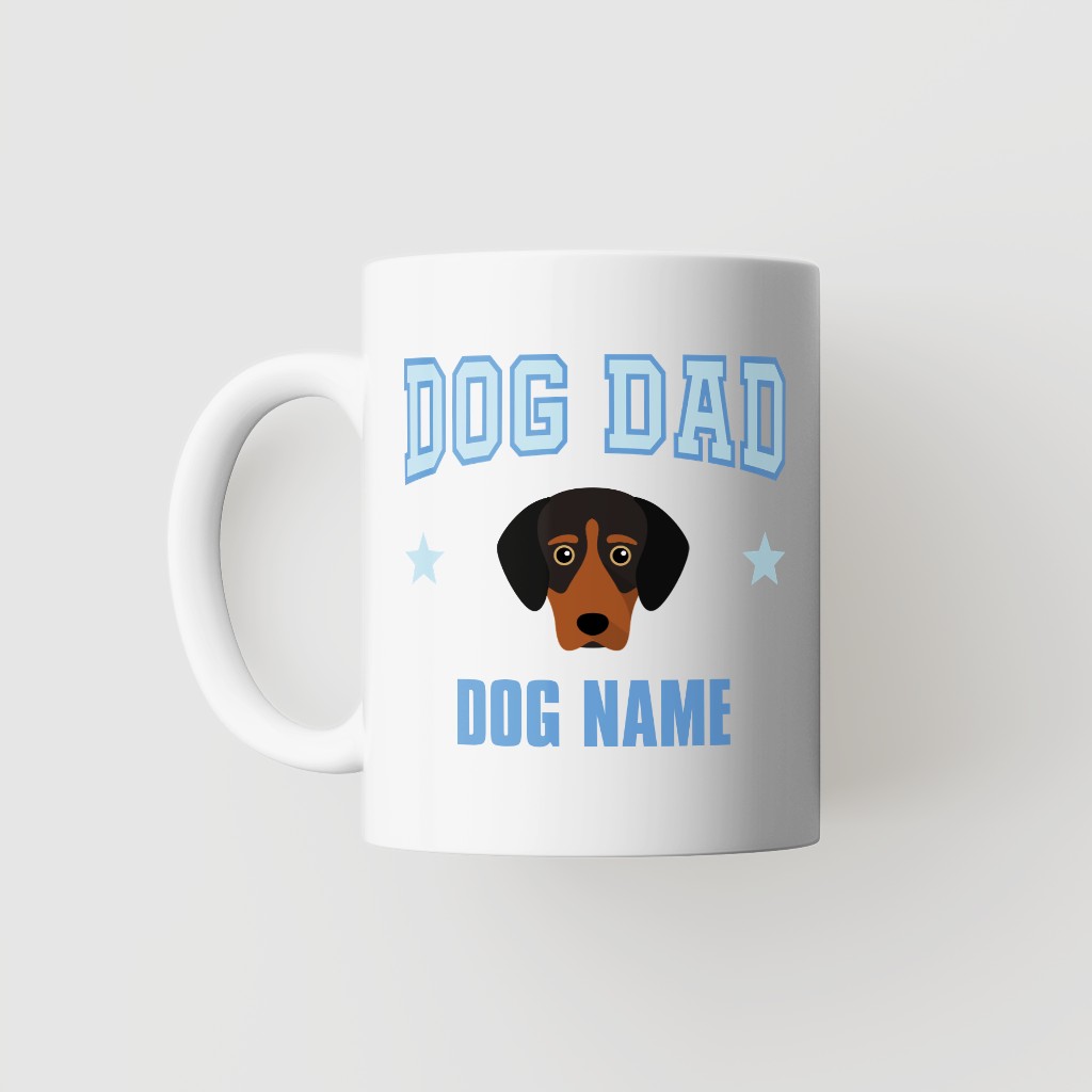 Dog Dad: Personalized {breedFullName} Mug