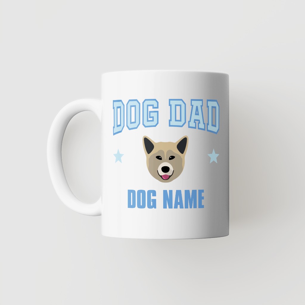 Dog Dad: Personalized {breedFullName} Mug
