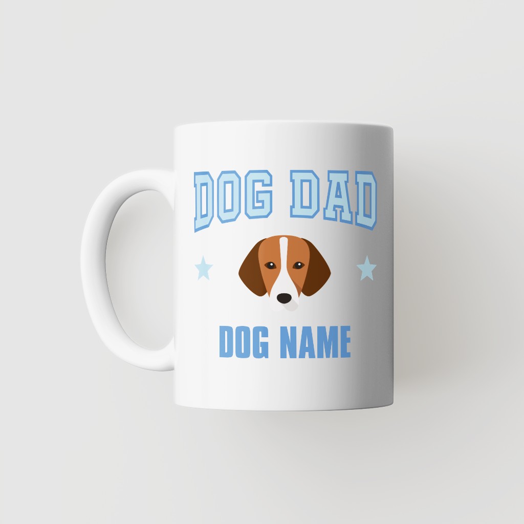 Dog Dad: Personalized {breedFullName} Mug