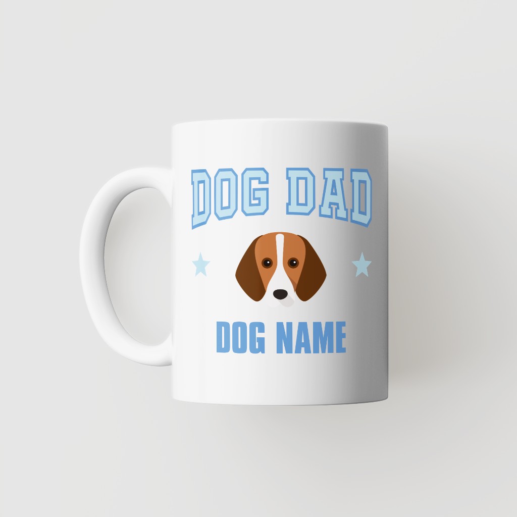 Dog Dad: Personalized {breedFullName} Mug