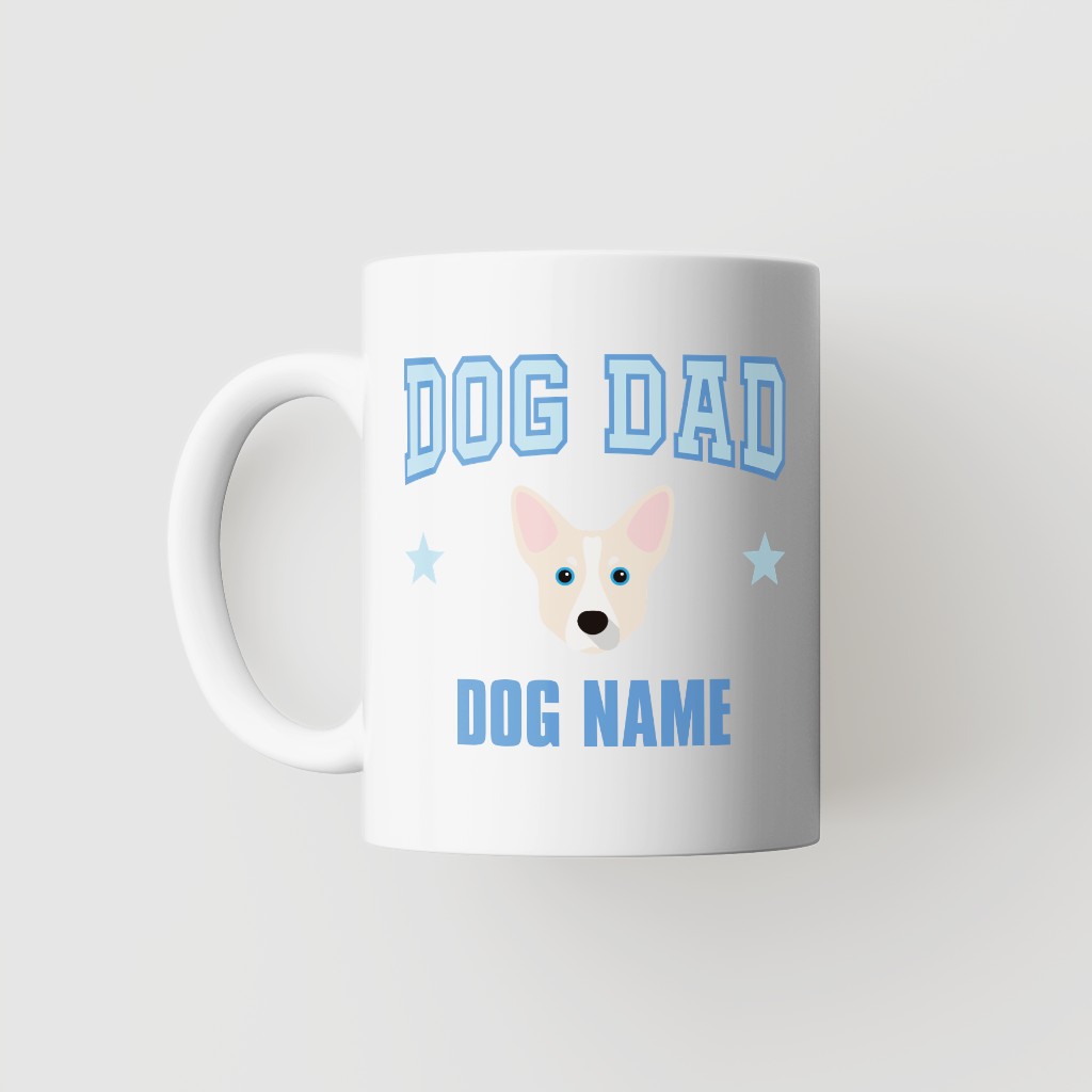 Dog Dad: Personalized {breedFullName} Mug