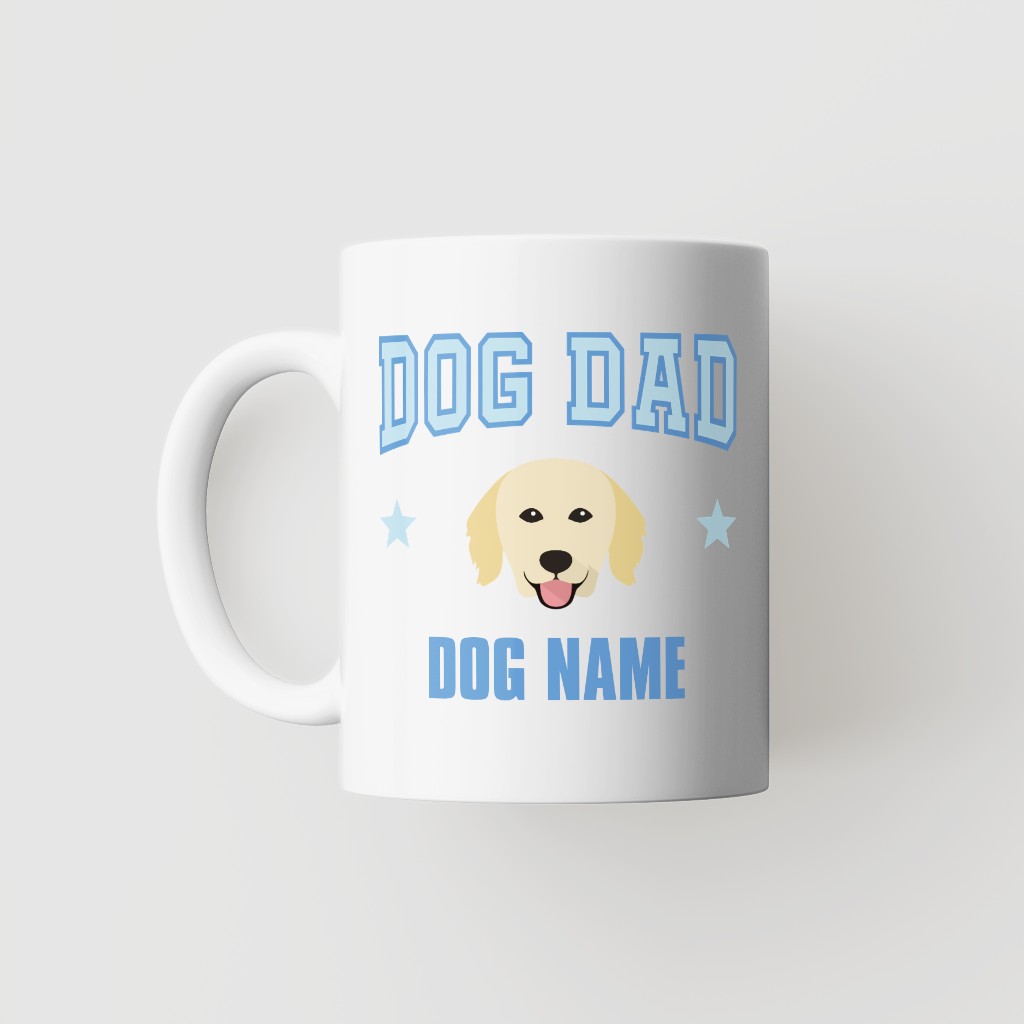 Dog Dad: Personalized {breedFullName} Mug