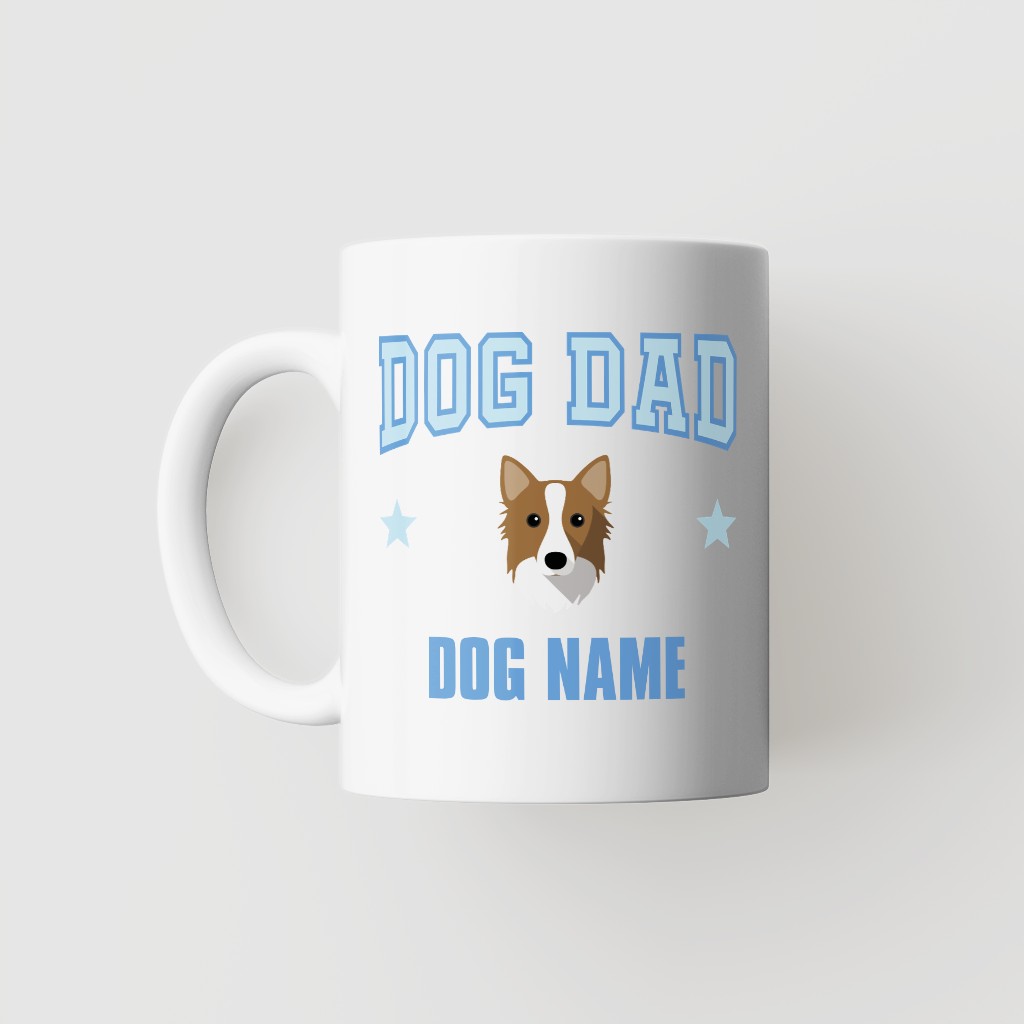 Dog Dad: Personalized {breedFullName} Mug