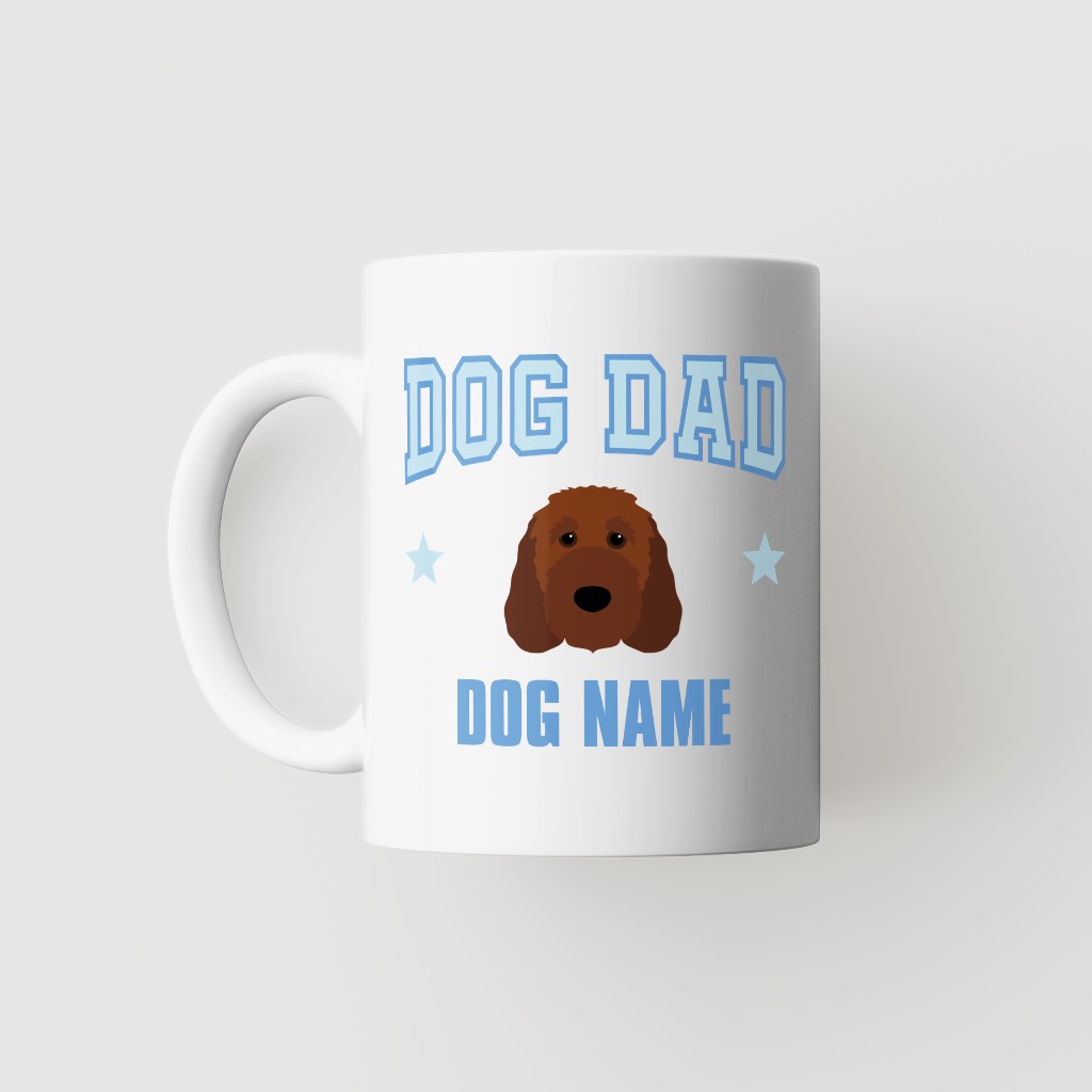 Dog Dad: Personalized {breedFullName} Mug
