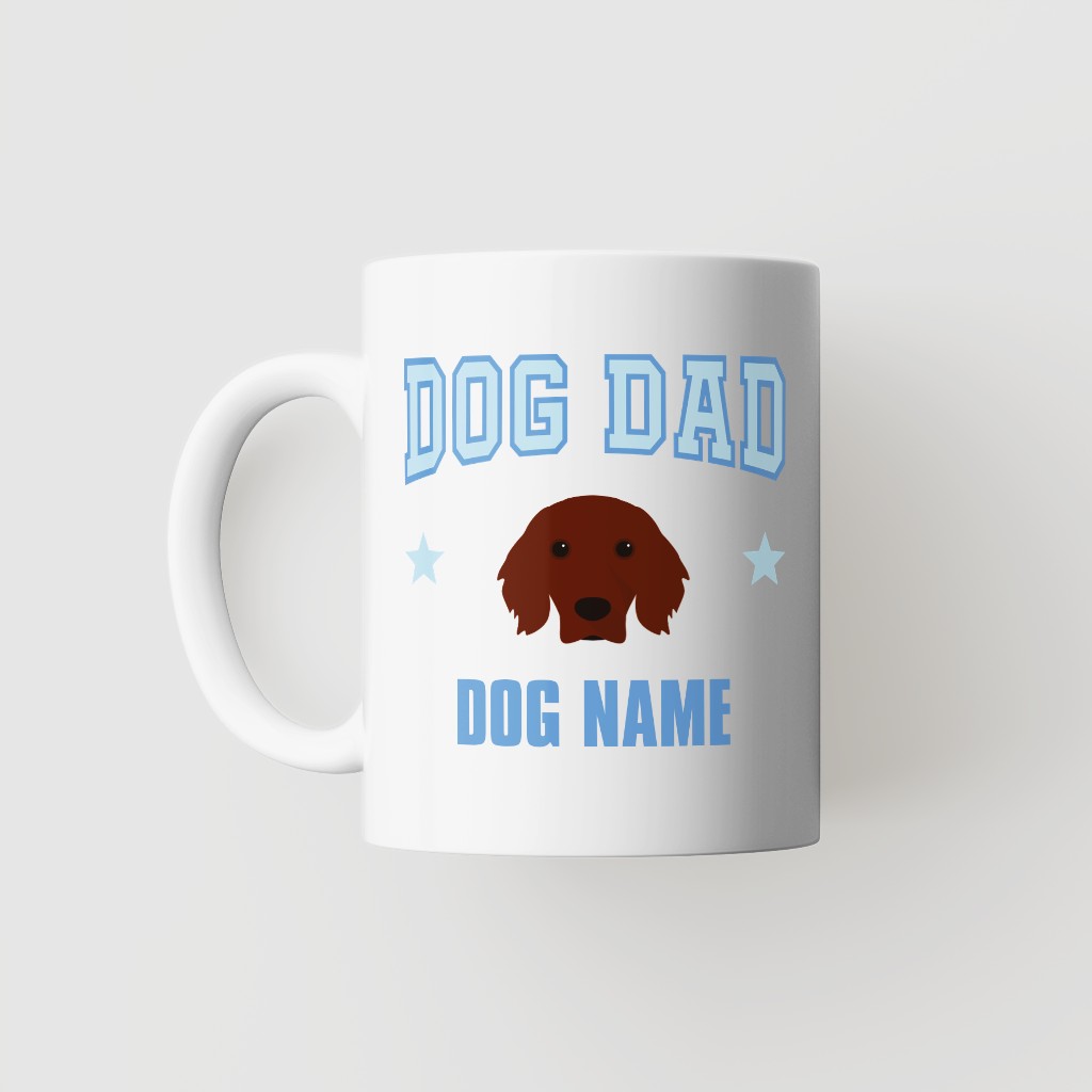Dog Dad: Personalized {breedFullName} Mug