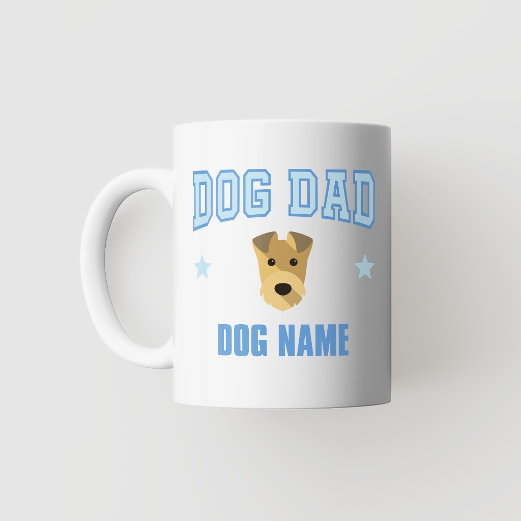 Dog Dad: Personalized {breedFullName} Mug
