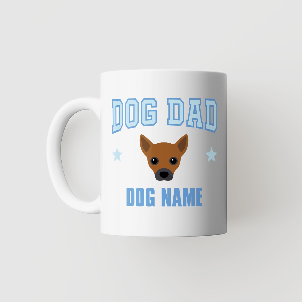 Dog Dad: Personalized {breedFullName} Mug