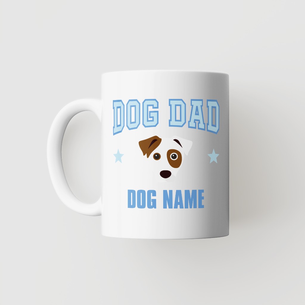 Dog Dad: Personalized {breedFullName} Mug