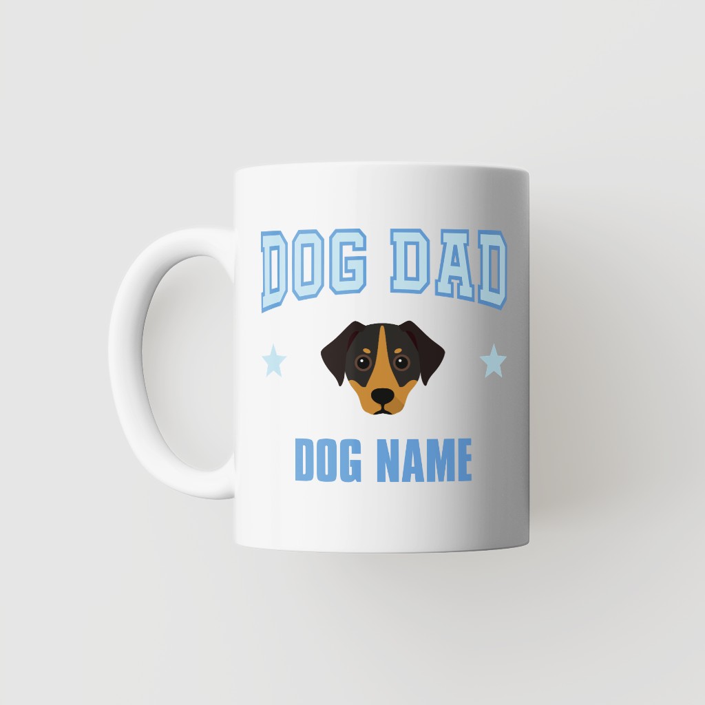 Dog Dad: Personalized {breedFullName} Mug