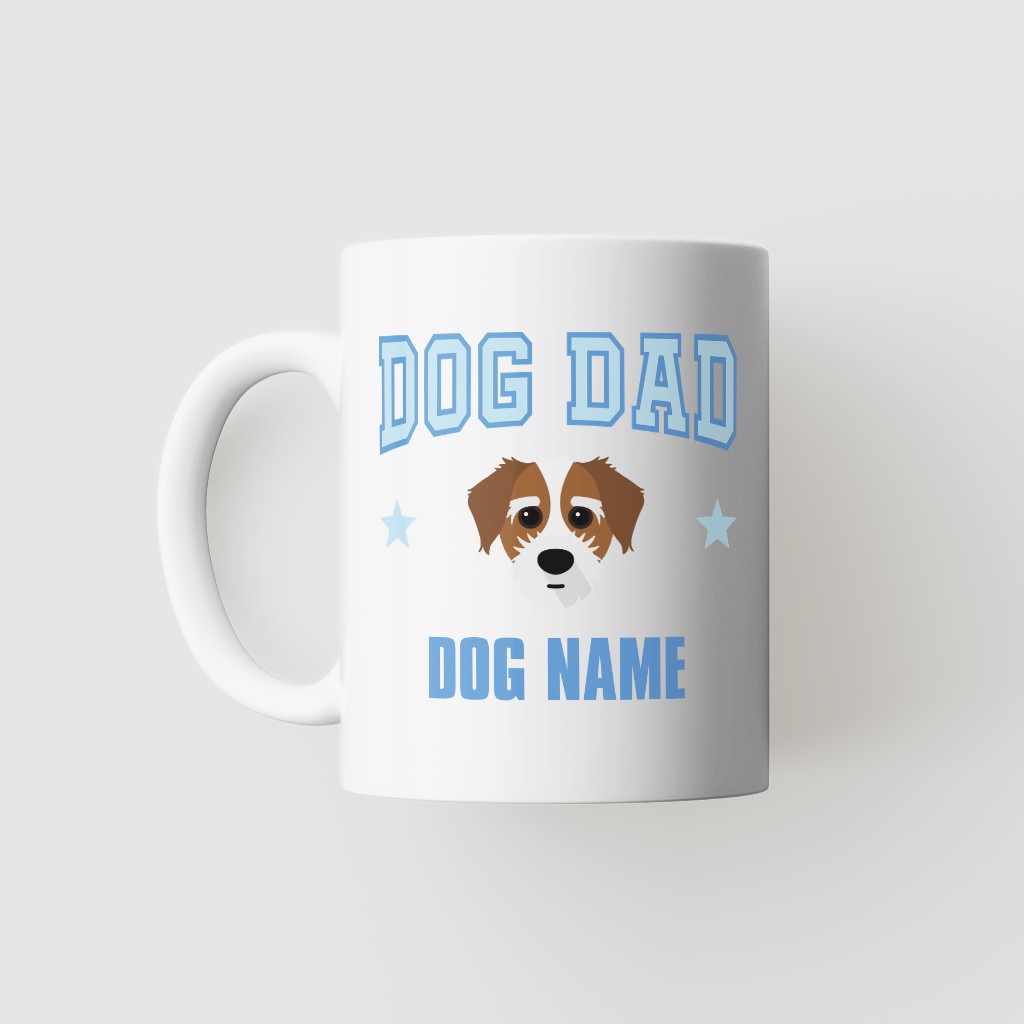 Dog Dad: Personalized {breedFullName} Mug