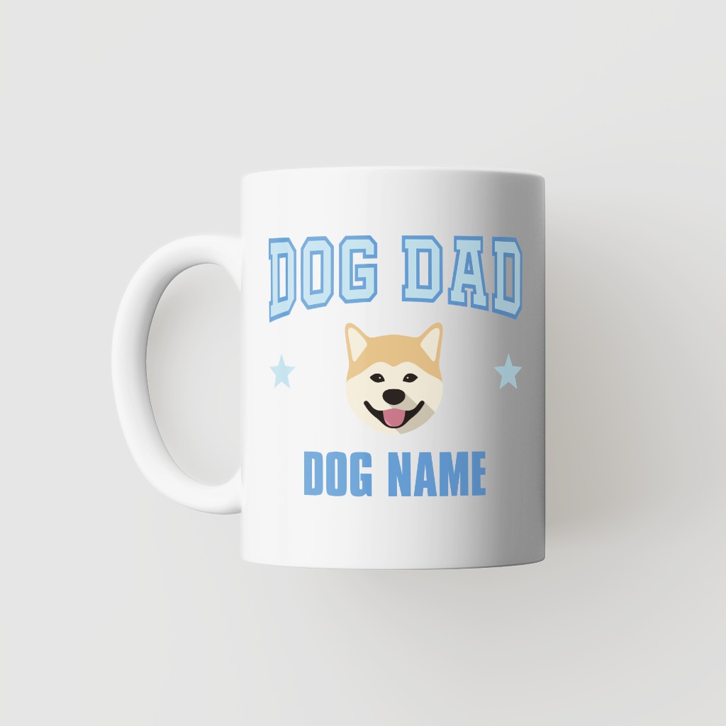 Dog Dad: Personalized {breedFullName} Mug