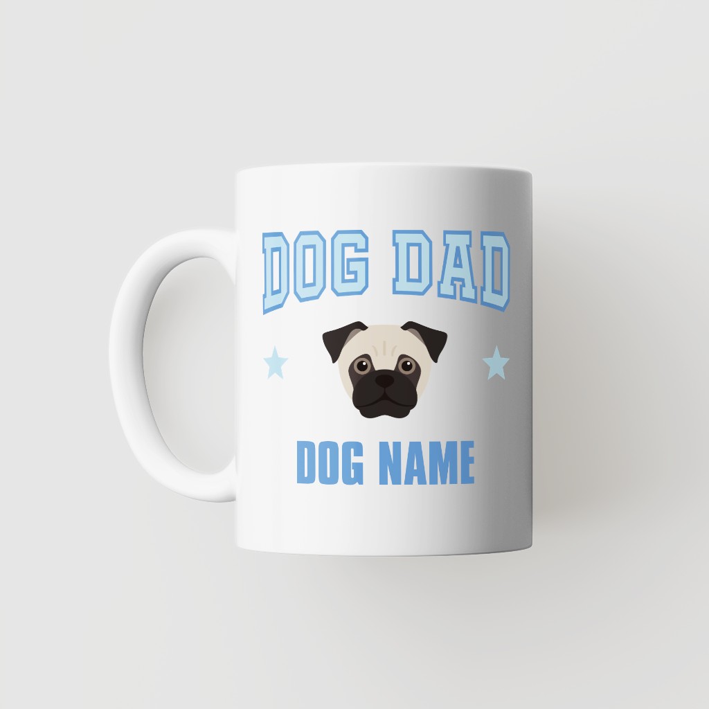 Dog Dad: Personalized {breedFullName} Mug