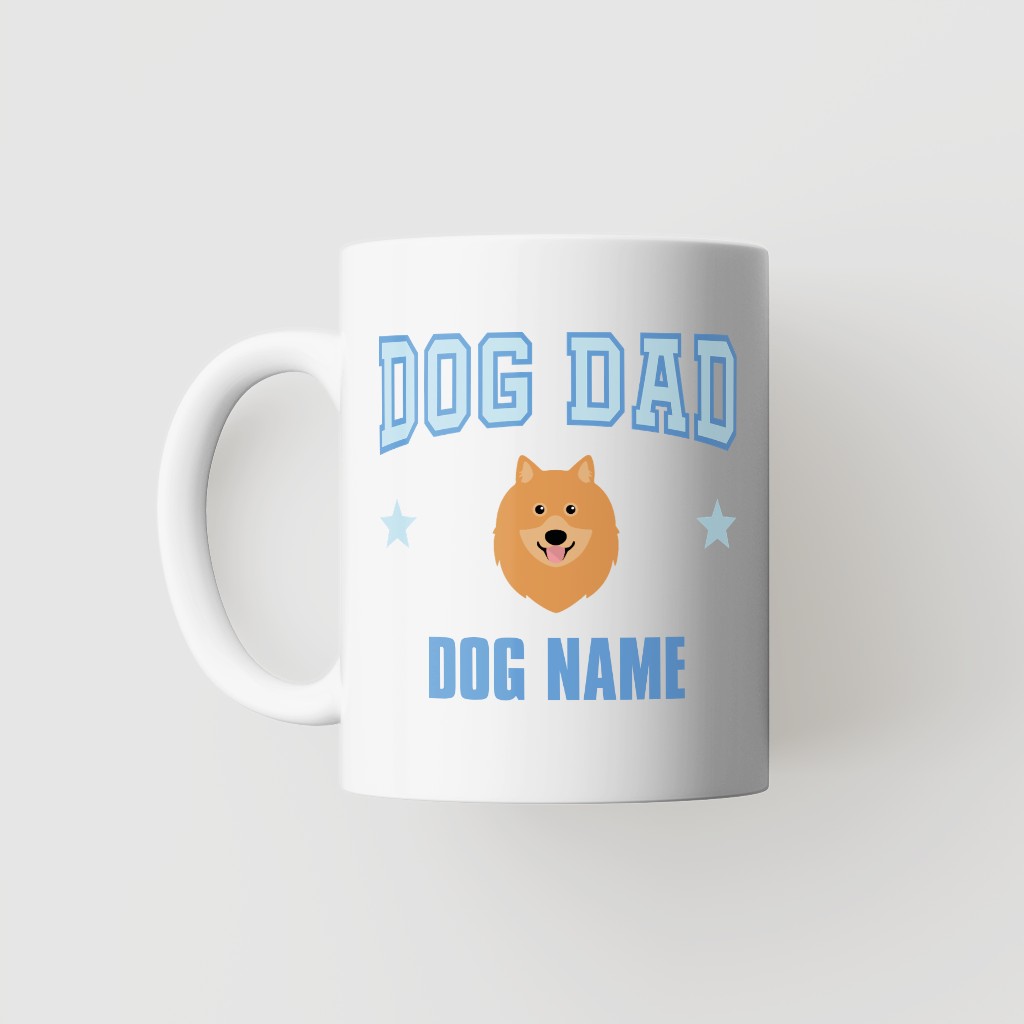 Dog Dad: Personalized {breedFullName} Mug