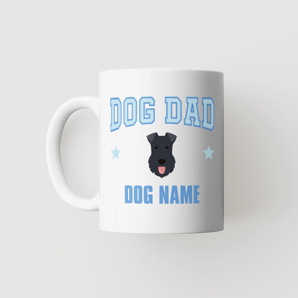 Dog Dad: Personalized {breedFullName} Mug