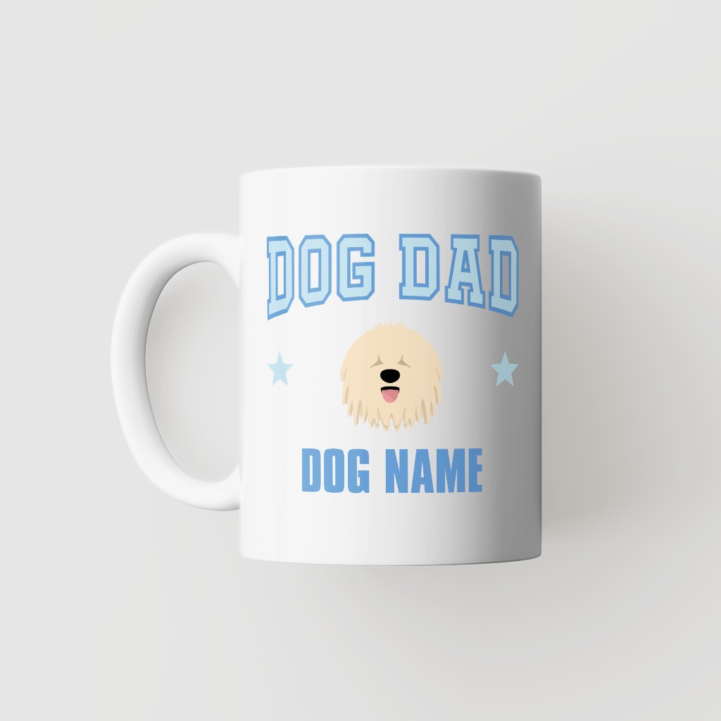 Dog Dad: Personalized {breedFullName} Mug