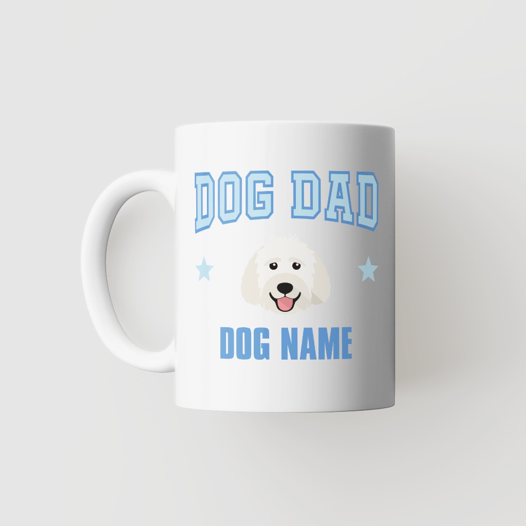 Dog Dad: Personalized {breedFullName} Mug