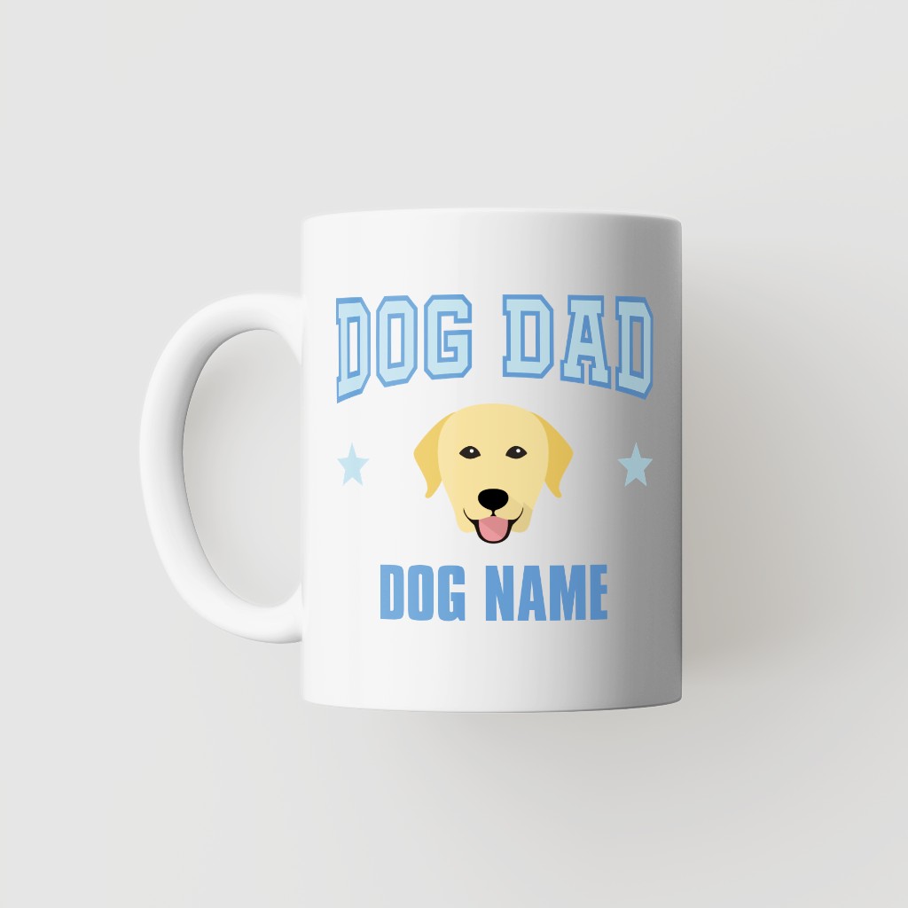 Dog Dad: Personalized {breedFullName} Mug